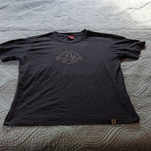 Amplemann Charcoal‎ Graphic T-Shirt Large